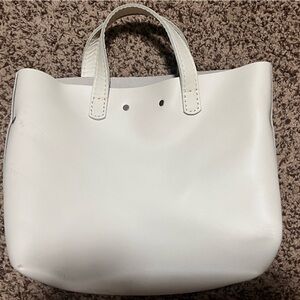 Portland Leather Cream Tote Bag